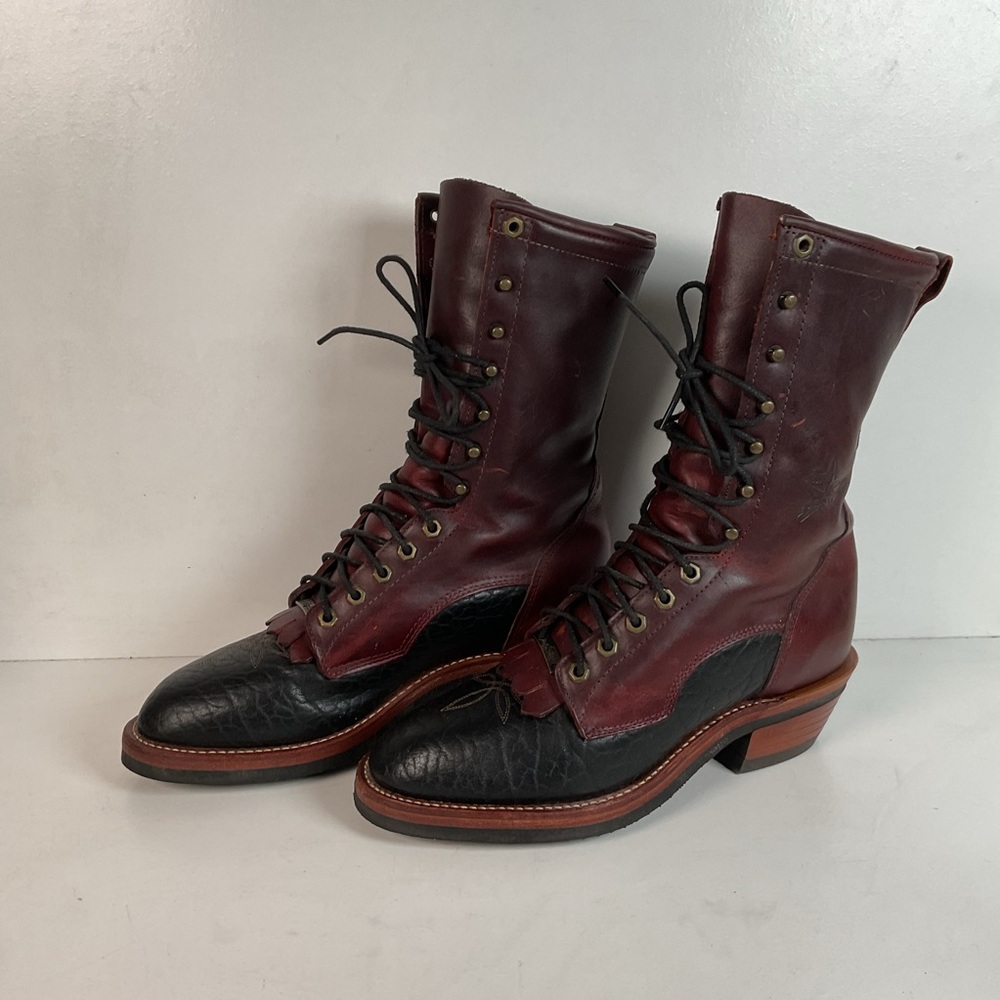 Tony Lama Kiltie Packer Boots | Bullhide | Western | Men’s 9 D